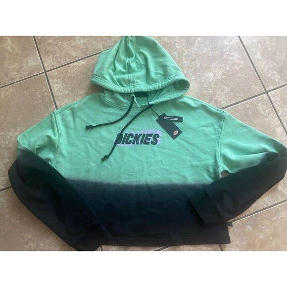 NWT Dickie’s M Ombre Hooded Pullover Sweater Cropped - Picture 1 of 5